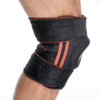 Soporte de rodilla abierta de almohadilla de gel de rótula con estabilizadores de resorte lateral, correas de velcro ajustables
