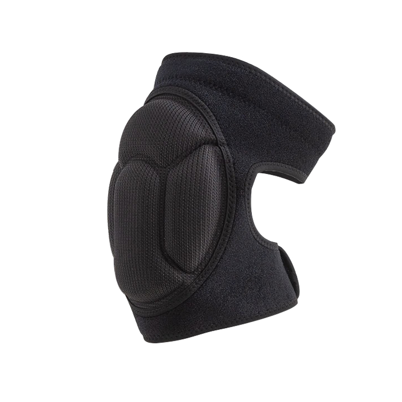 Almohadilla de rodilla de esponja de Eva con tiras antideslizantes de velcro ajustables para el voleibol y patinaje de tareas de jardinería