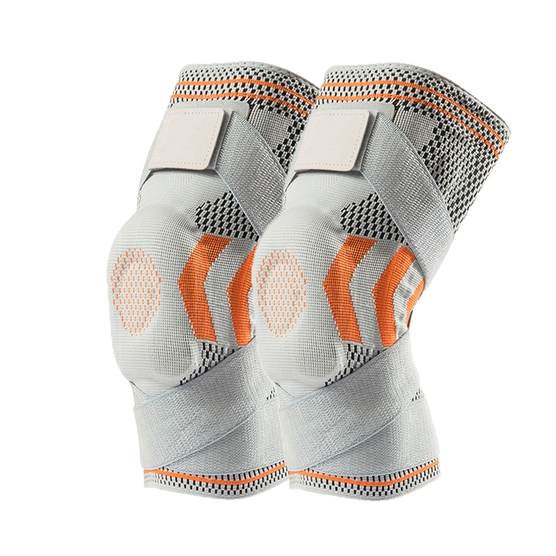 Soporte personalizable Sports Support de rodilla Silicona Absorción de amortiguadores Brace de rodilla