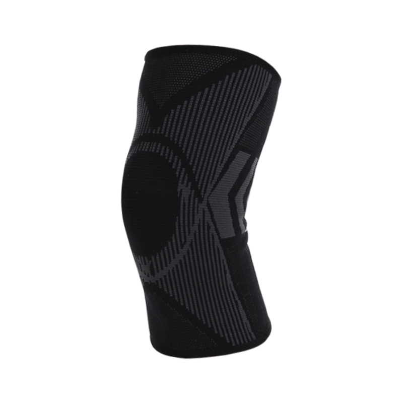 Compresión de rodilla soporte de manga sin deslizamiento para protectores deportivos Breator de rodilla de nylon transpirable para hombre y mujer