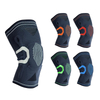 Soporte de manga de compresión deportiva profesional transpirable con protección de rodilla con gel de gel de rótula ejercicio de luz