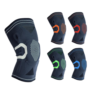 Soporte de manga de compresión deportiva profesional transpirable con protección de rodilla con gel de gel de rótula ejercicio de luz