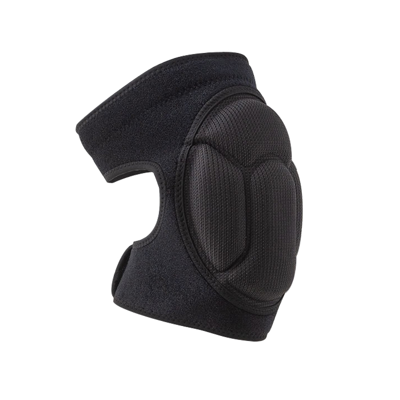 Almohadilla de rodilla de esponja de Eva con tiras antideslizantes de velcro ajustables para el voleibol y patinaje de tareas de jardinería