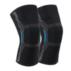 Personalice el soporte de nylon super elástico para correr, la rodilla de la rodilla del gimnasio de baloncesto manga de rodilla deportiva