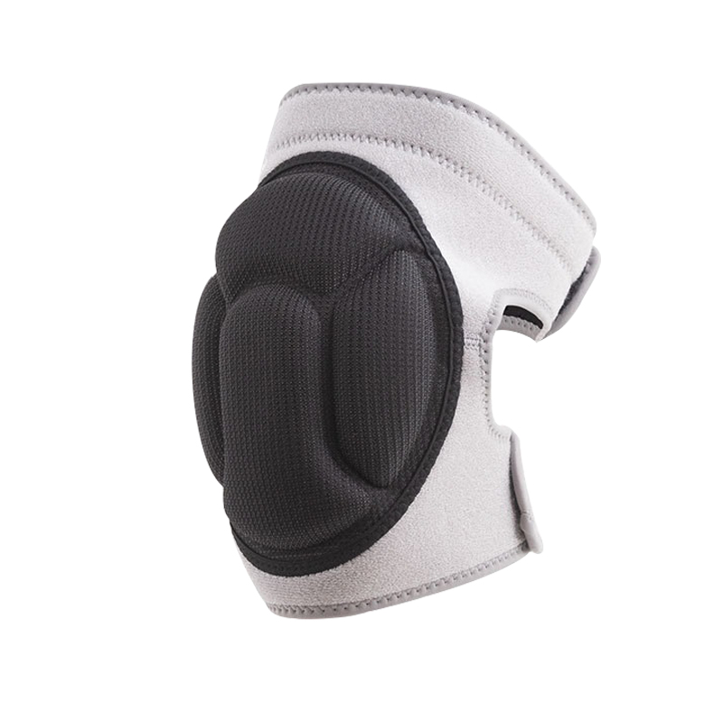 Almohadilla de rodilla de esponja de Eva con tiras antideslizantes de velcro ajustables para el voleibol y patinaje de tareas de jardinería