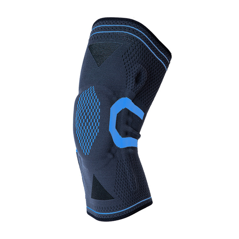 Soporte de manga de compresión deportiva profesional transpirable con protección de rodilla con gel de gel de rótula ejercicio de luz