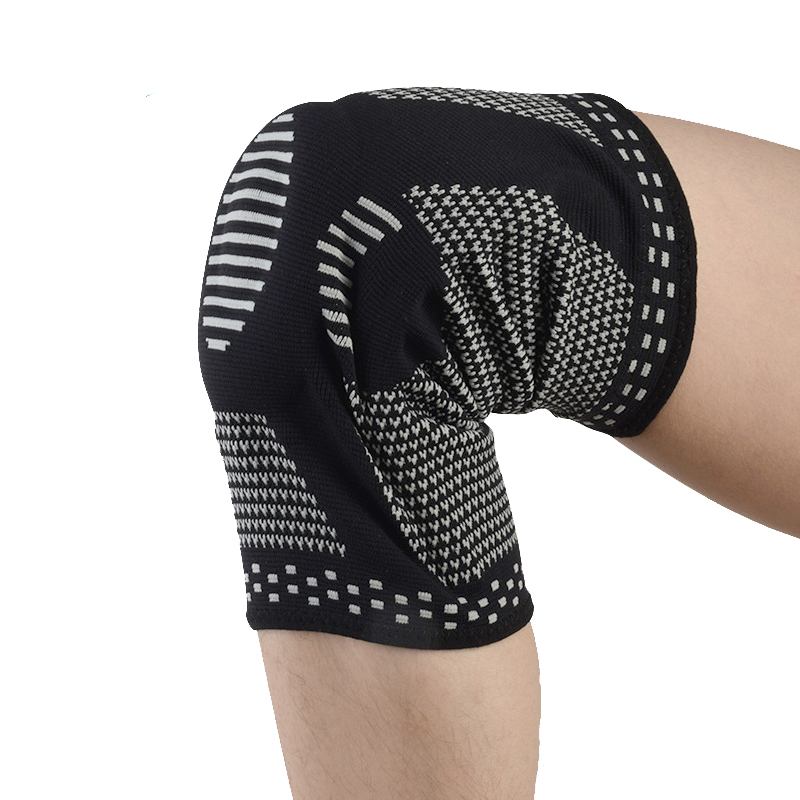 Venta caliente Sports Knepad Silicone Basketball Outdoor Basketball Protective Menisco Menisco Cubierta de la pierna Fitness Slat Knee Knee