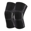Personalice el soporte de nylon super elástico para correr, la rodilla de la rodilla del gimnasio de baloncesto manga de rodilla deportiva
