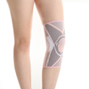 Compresión de rodilla soporte de manga sin deslizamiento para protectores deportivos Breator de rodilla de nylon transpirable para hombre y mujer