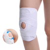 Soporte de rodilla abierta de tamaño múltiple transpirable con envoltura de rodilla ajustable