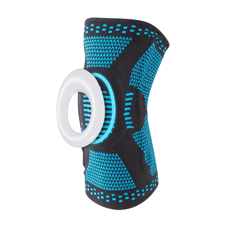 Venta caliente Sports Knepad Silicone Basketball Outdoor Basketball Protective Menisco Menisco Cubierta de la pierna Fitness Slat Knee Knee
