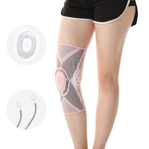 Mujeres Guardián de rodilla Proporcionada de rodilla anti-colisión de nylon para bailar una almohadilla de rodilla de gel