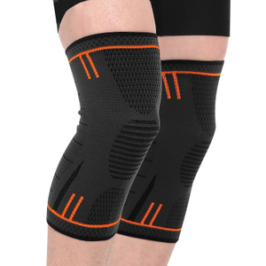 Nuevo diseño de elasticidad Compresión Manga de rodilla Cogaz Frabic Knee Knee 
