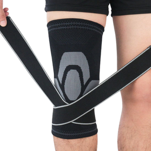 Compresión soporte de rodilla anti-colisión ajustable sports flexible rodilla de rodilla baloncesto torno de rodilla transpirable