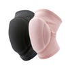 Almohadilla de rodilla de polo rosa/negro con protector de rodilla de bolsillo con almohadilla esponjada de silicona pegajosa sin deslizamiento