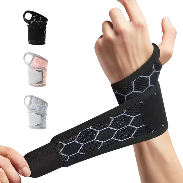 Soporte de muñeca de alta calidad Wrap de muñeca de algodón con correas de muñeca para el gimnasio de pulgar para hombres y mujeres Muñeco de muñeca de muñeca