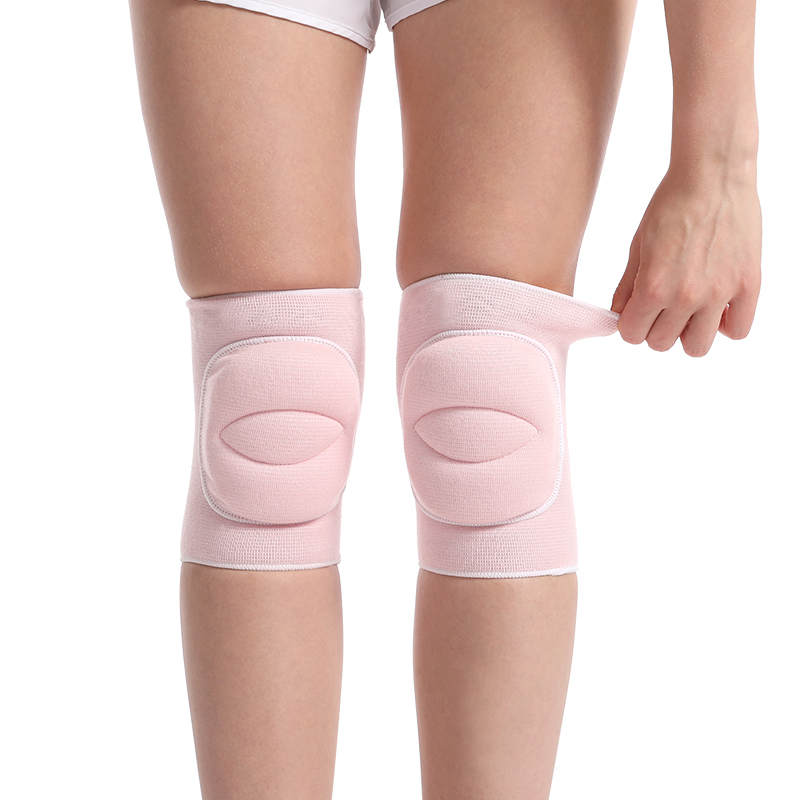 Espuma de espuma rodilleras de nylon compresión de voleibol de rodilla de rodilla