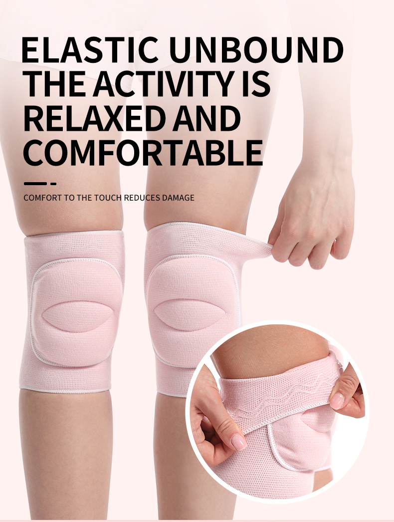 Espuma espesa rodilleras de nylon compresión voleibol llave rodilla 